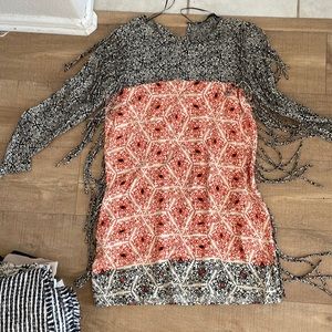 Zara fringe dress